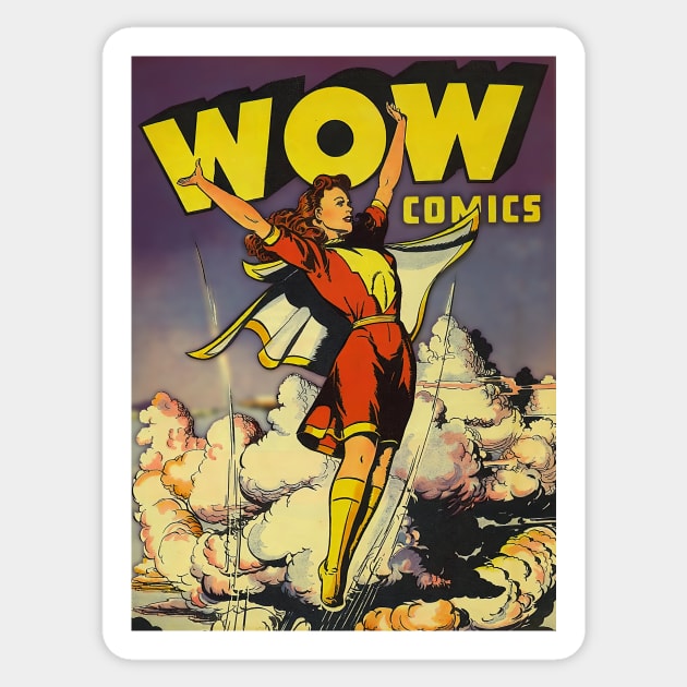 WOW Comics' Mary Batson Sticker by Doc Multiverse Designs